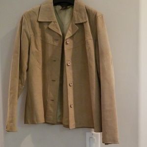 Suede coat women's